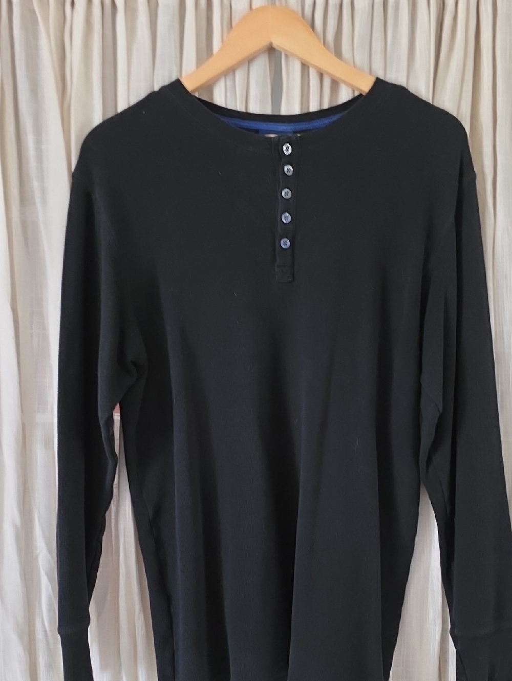 Polo by Ralph Lauren Black Long-Sleeve Henley